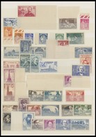 LOTS **, Postfrische Partie Verschiedener Werte Frankreich Von 1937-59 Mit Guten Mittleren Ausgaben, Prachterhaltung, Mi - Sonstige & Ohne Zuordnung