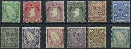 IRLAND 40-51A *, 1922, Nationale Symbole, Wz. 1, Gezähnt A, Falzrest, Prachtsatz - Other & Unclassified