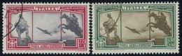 ITALIEN 406/7 O, 1932, 2.25 Und 4.50 L. Flugpost Eilmarken, 2 Prachtwerte, Mi. 70.- - Mint/hinged