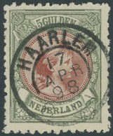 NIEDERLANDE 48 O, 1896, 5 G. Grünbronze/braunrot, Pracht, Gepr. Dr. Louis, Mi. 500.- - ...-1852 Préphilatélie