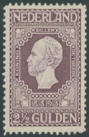 NIEDERLANDE 90 *, 1913, 21/2 G. Violett, Falzrest, Pracht, Mi. 140.- - ...-1852 Vorläufer