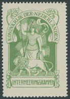 PORTOFREIHEITSMARKEN PF 1 *, 1916, Ohne Wertangabe In Grün, Mehrere Falzreste, Pracht, Mi. 160.- - Impuestos