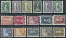 TÜRKEI 891-906 **, 1930, 10 Pa. - 25 K. CÜMHURIYETI, 16 Postfrische Prachtwerte, Mi. 359.- - Sonstige & Ohne Zuordnung