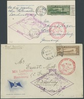 USA 326-28 BRIEF, Scott C 13-15, 1926/30, Chicagofahrt, Je Auf Zeppelinbeleg, Pracht - Sonstige & Ohne Zuordnung