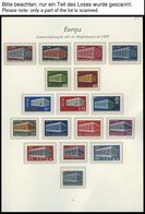 EUROPA UNION **, 1969-71, Stilisierter Tempel, Flechtwerk Und Waagerechte Kette, 3 Komplette Jahrgänge, Pracht, Mi. 272. - Collections