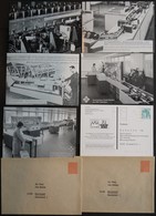 SONSTIGE MOTIVE Postautomatik Bundesrepublik: 1968/71, Verschiedene Anlagen-Fotokarten, Eine Privat-Ganzsache Und 2 Test - Ohne Zuordnung