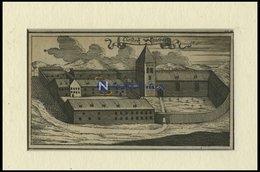 Bei AICHACH: Kloster Kühbach, Kupferstich Von Ertl, 1687 - Lithographien