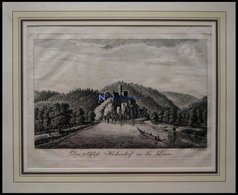SCHLOSS HECKERSDORF/DONAU, Kupferstich Um 1700 - Lithographien