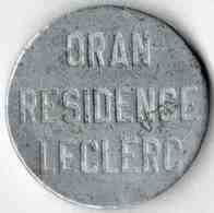 Résidence Leclerc ORAN Algérie - Monedas / De Necesidad