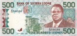 BILLET  SIERRA LEONE 500 LEONES - Sierra Leone