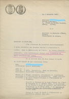 FISCAUX DE MONACO  PAPIER  TIMBRE BLASON 2F25 ET 0,75 Du 9 Decembre 1937 Filigrane LOUIS II - Revenue