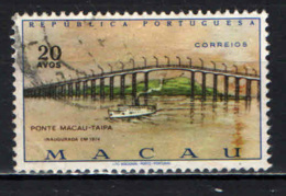 MACAO - 1974 - Macao-Taipa Bridge - USATO - Oblitérés