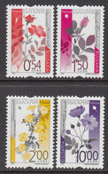 2006 Bulgaria Roses Flowers Complete Set Of 4 MNH - Unused Stamps
