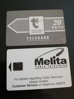 MALTA Phonecard 20 UNITS MELITA ADVERTISING  ** 014 ** - Malte