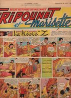 Fripounet Et Marisette N°35 La Fièvre "Z" - Ce Sont Trois Filles De Chez Nous - Je Te Salue ô Terre Hospitalière De 1949 - Fripounet