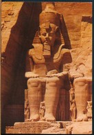 °°° 18644 - EGYPT - ABU SIMBEL ROCK TEMPLE OF RAMSES II - With Stamps °°° - Temples D'Abou Simbel