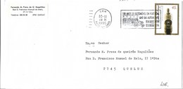 Portugal Cover With 100 Anos Do Automóvel Cancellation - Covers & Documents