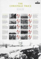 Gran Bretagna, 2014 CS26 La Tregua Di Natale 1914, I Guerra Mondiale, Smiler, Con Custodia, Perfetto - Smilers Sheets