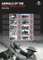Gran Bretagna, 2015 CS30 Gli Animali Protagonisti Nella I Guerra Mondiale, Smiler, Con Custodia, Perfetto - Persoonlijke Postzegels
