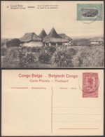 CONGO EP VUE 10C ROUGE "N°21 Congo Belge RABINDA Corps De Garde Et La Prison" (DD) DC7039 - Interi Postali