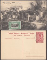 CONGO EP VUE 10C ROUGE "N°20 Congo Belge KATANGA Une Caravane" (DD) DC7040 - Stamped Stationery