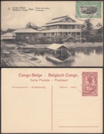 CONGO EP VUE 10C ROUGE "N°27 Congo Belge BOMA Bureau Des Postes " (DD) DC7046 - Enteros Postales