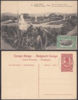 CONGO EP VUE 10C ROUGE "N°26 Congo Belge BOMA Parc Du Gouverneur Général " (DD) DC7047 - Postwaardestukken