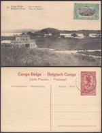 CONGO EP VUE 10C ROUGE "N°25 Congo Belge Gare Du Mayumbe " (DD) DC7048 - Entiers Postaux