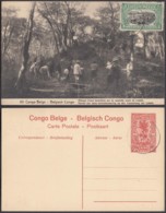CONGO EP VUE 10C ROUGE "N°60 Congo Belge Attaque D'une Termitière Sur La Nouvelle Route De Lukafu" (DD) DC7064 - Entiers Postaux