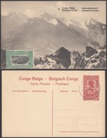 CONGO EP VUE 10C ROUGE "N°23 Congo Belge Monts Ruwenzori" (DD) DC7068 - Entiers Postaux