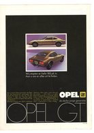 OPEL GT - 'Dit Is Nieuws !. Opel Presenteert De Opel GT.'  - GM - CHEVRON/CALTEX - Auto/moto