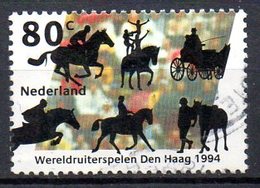 PAYS-BAS. N°1483 Oblitéré De 1994. Jeux équestres Mondiaux. - Springreiten