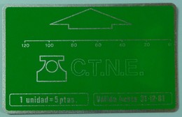 SPAIN - L&G - 1981 - SPECIMEN - RRR - Tests & Service