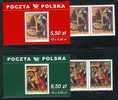 POLAND 1998  CHRISTMAS  2 Booklets  MNH - Cuadernillos