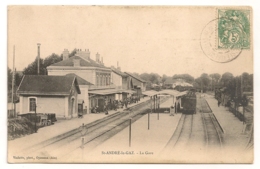 SAINT ANDRE LE GAZ LA GARE / TRAIN  C34 - Saint-André-le-Gaz