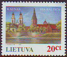 Lituania 1995 **  Correo Yvert Nº  505 Paisajes Y Casa "Via Baltica" - Es HB 6 - Litouwen