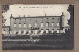 CPA 34 - MONTAGNAC - Château De LAVAGNAC ( Façade Principale ) - TB PLAN EDIFICE - Montagnac