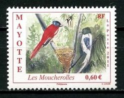 MAYOTTE 2011  N° 257 **  Neuf MNH Superbe  Faune Oiseaux Birds Fauna La Moucherolles - Nuovi