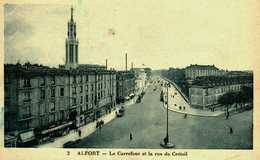 94      Val De Marne    Alfort   Le Carrefour Et La Rue De Créteil - Alfortville