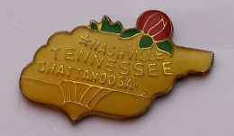 G308 Pin's USA Tennessee Nashville Chattanooga Montgolfière Balloon Achat Immédiat Immédiat - Montgolfières