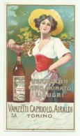 VERMOUTH VINO CHINATO VANZETTI & AIRALDI TORINO CM.15X8,5 - Alkohol