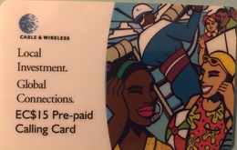 St. VINCENT § LES GRENADINES  -  Prepaid -  Cable %  Wireless  -  EC$15 - St. Vincent & The Grenadines