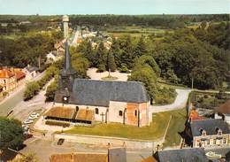 18 .n° 22084 . Brinon Sur Sauldre . L Eglise .vue Generale Aerienne . Cpsm.10.5 X 15cm . - Brinon-sur-Sauldre