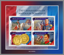 MALDIVES 2019 MNH Napoleon Bonaparte M/S - OFFICIAL ISSUE - DH2007 - Franz. Revolution