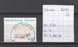 Groenland 2010 - Yv. 534 Gestempeld/oblitéré/used - Oblitérés