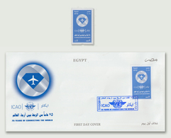 Egypt - 2019 - ( ICAO - 75 Years Of Connecting The World ) - MNH** - Nuevos