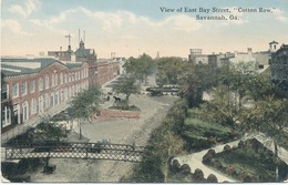 Savannah : View Of East Bay Street " Cotton Row ". - Savannah