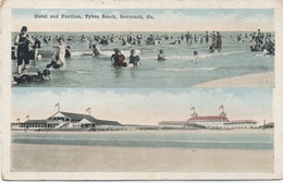 Savannah : Hotel And Pavillon  , Tybee Beach. - Savannah