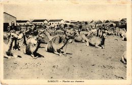 CPA AK Djibouti- Marche Aux Chameaux SOMALIA (831251) - Somalië