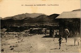 CPA AK Djibouti- La Frontiere SOMALIA (831287) - Somalië